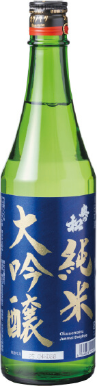 奥の松　純米大吟醸　紺ラベル